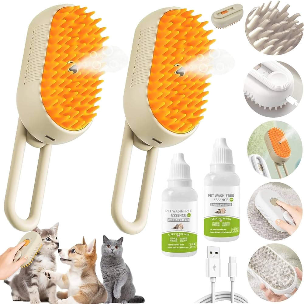 Cepillo para Mascotas a Vapor