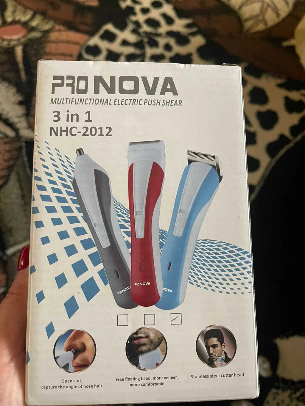Afeitadora Portátil Inalámbrica 3 En 1